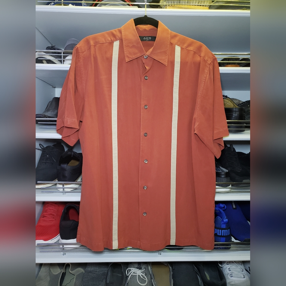 CLEARANCE AXIS LA Rust Button-Up Shirt